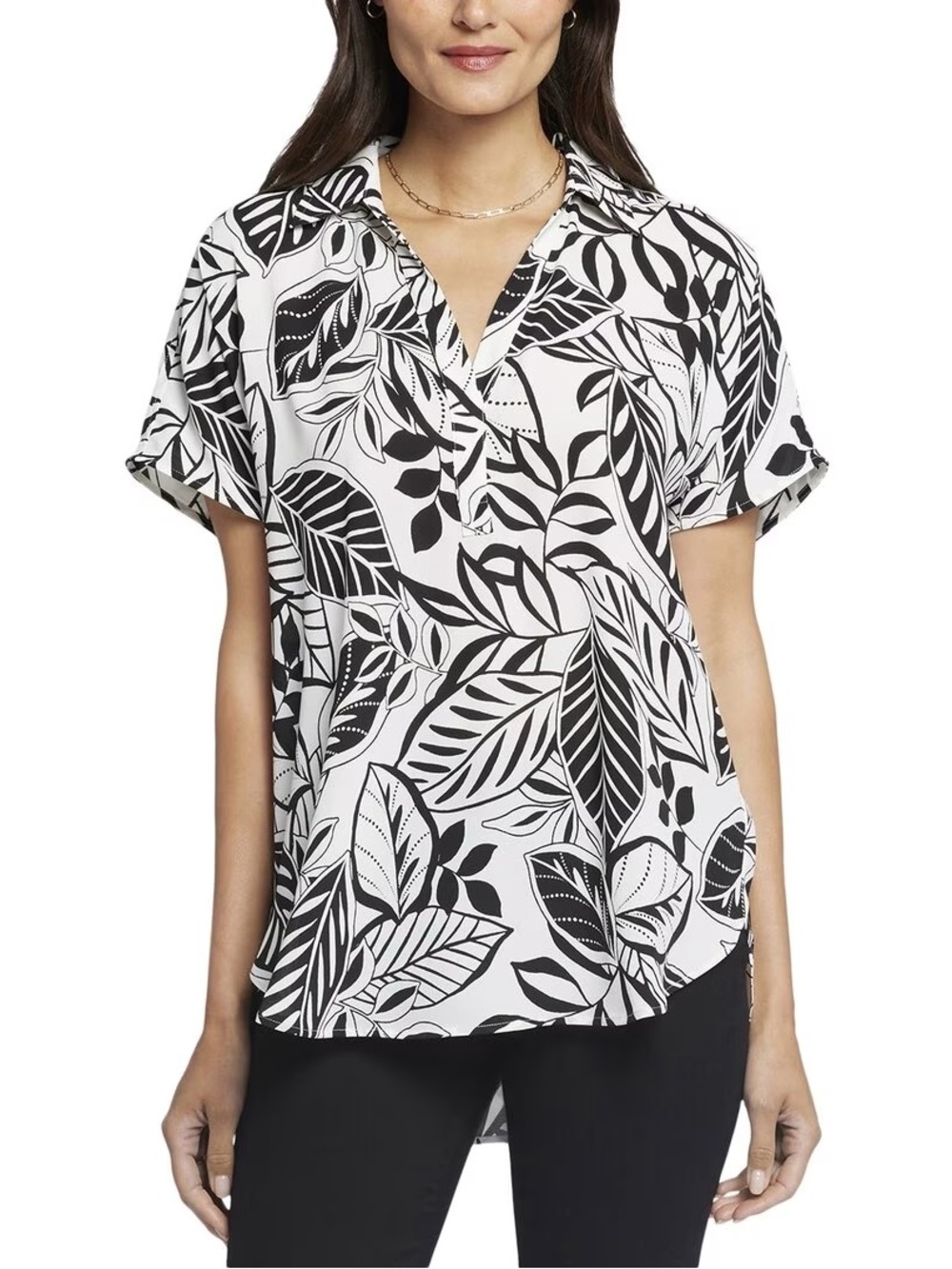 NYDJ Becky Short Sleeved Blouse